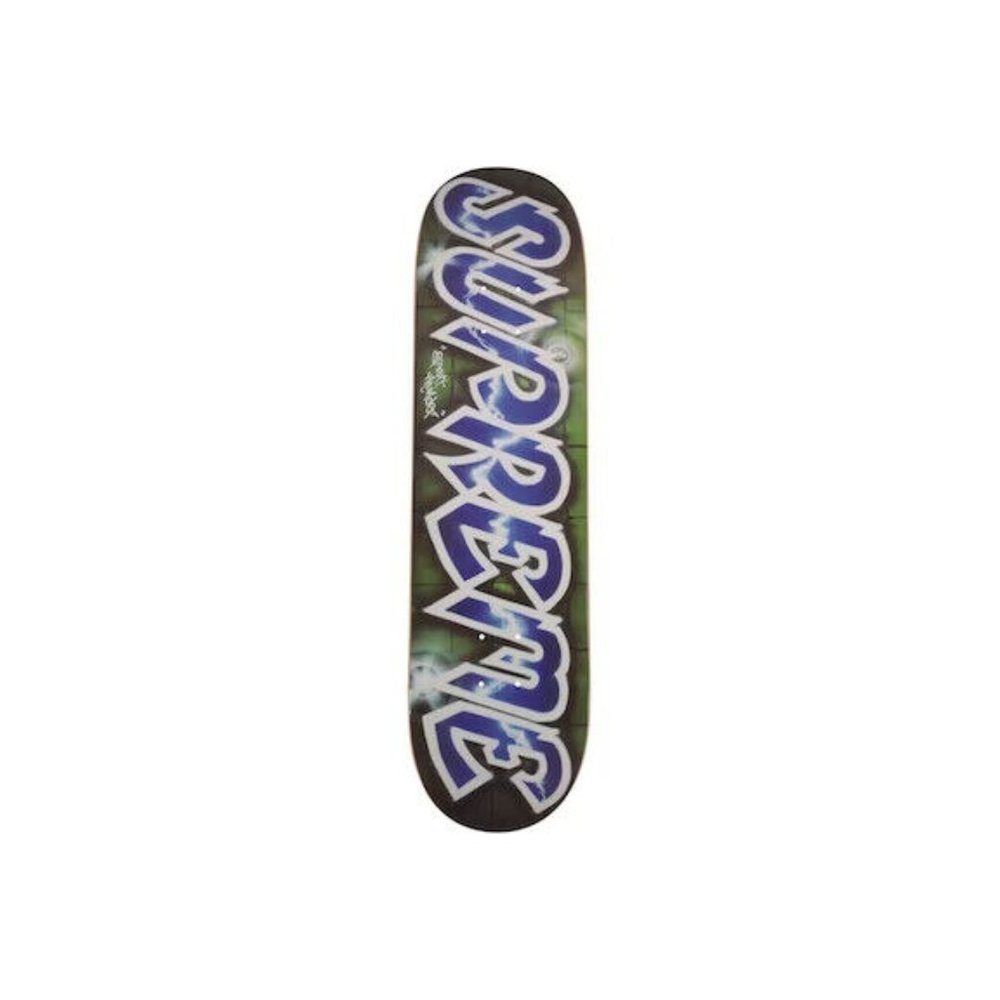 Supreme Lee Quinones Lee Logo Skateboard Deck Blue